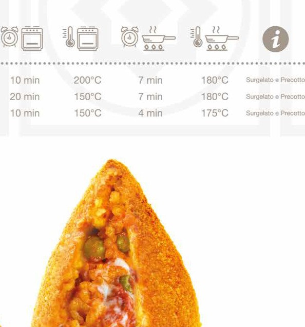 Miniatura: Arancini maxi (200 gr circa Cadauno) 6 pezzi