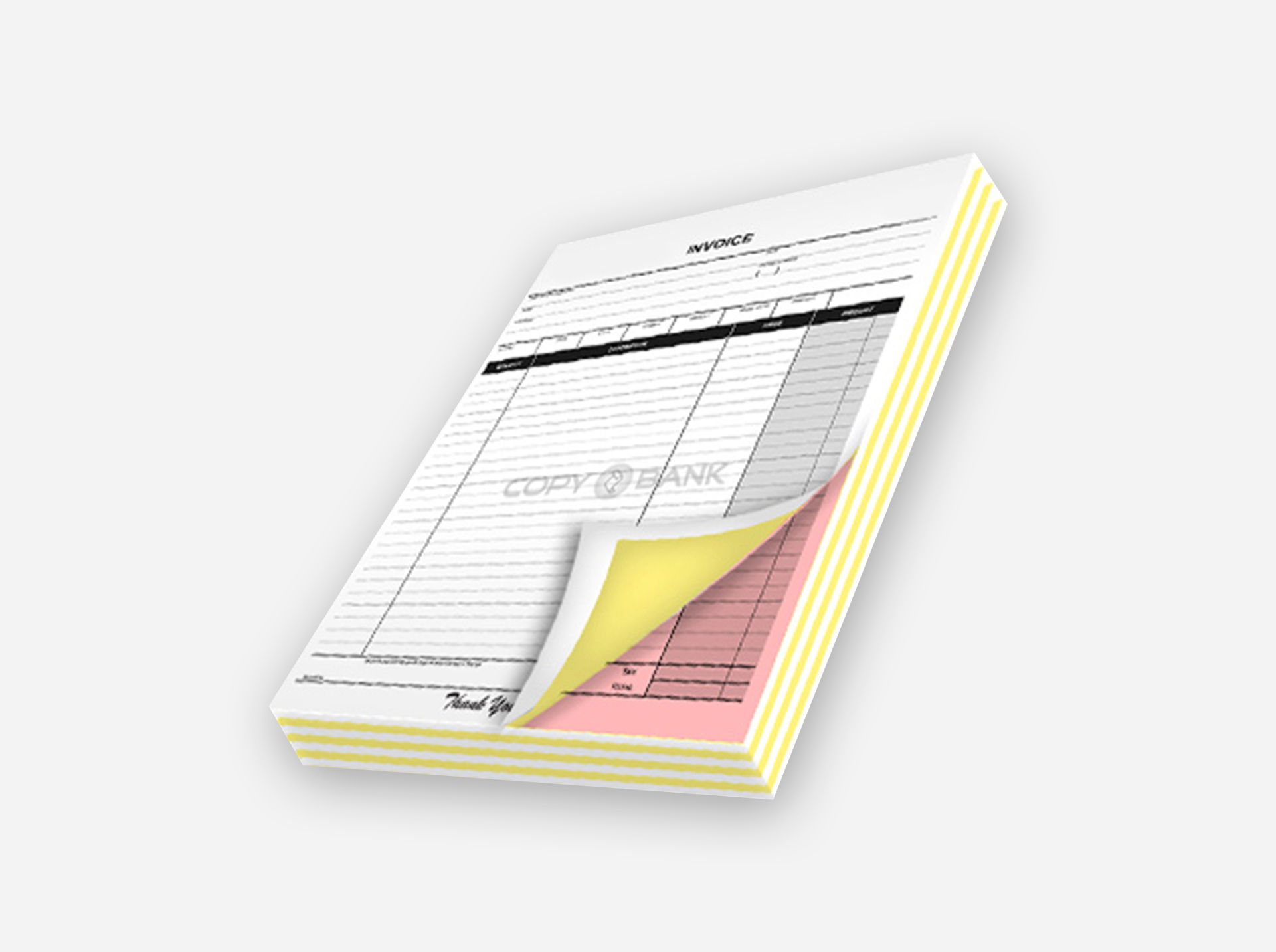 (1) Libretas de Factura 8.5"x11" (33 Sets / 3pt.)