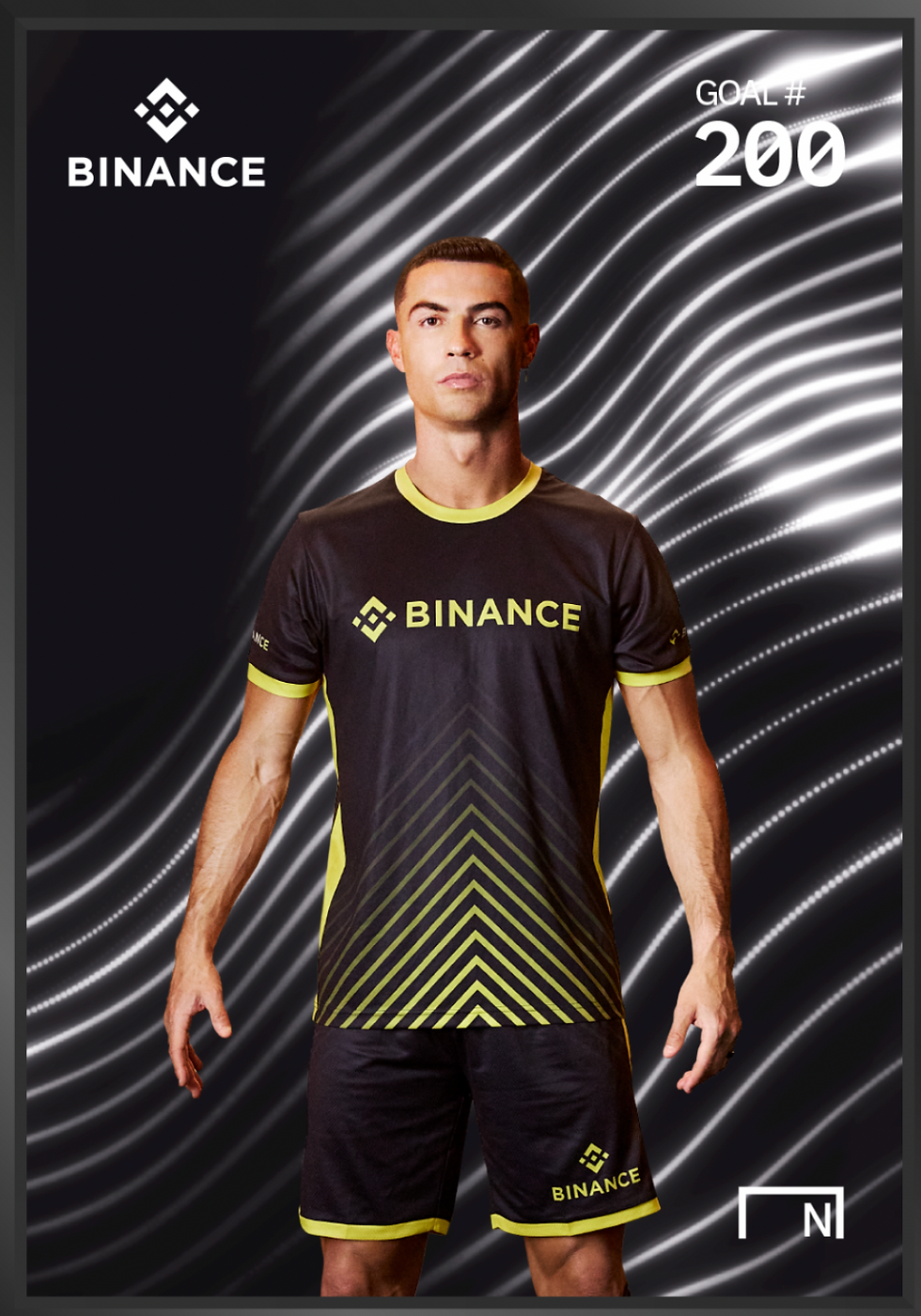 Ronaldo promoting Binance