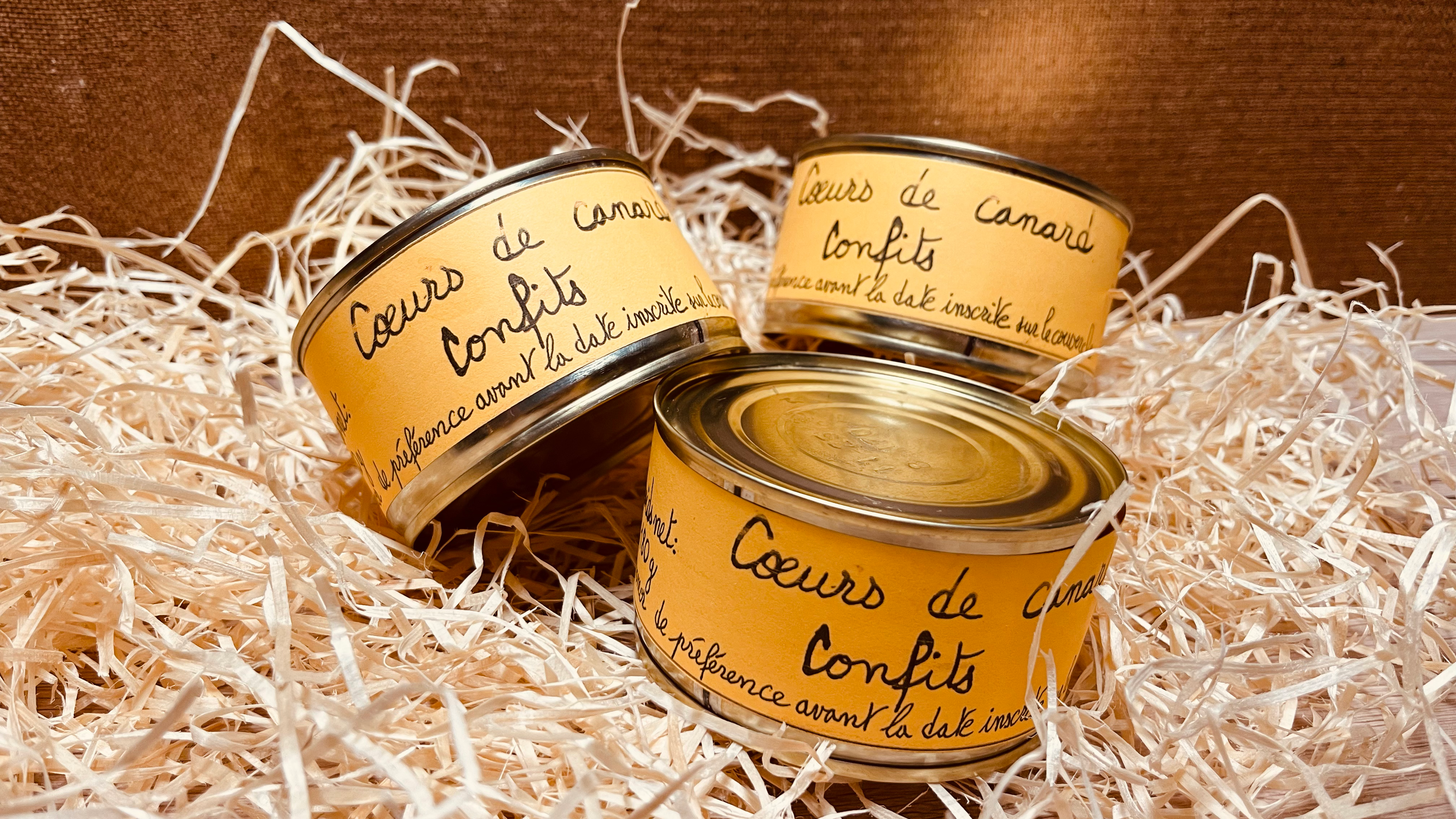 Cœurs de canard confits