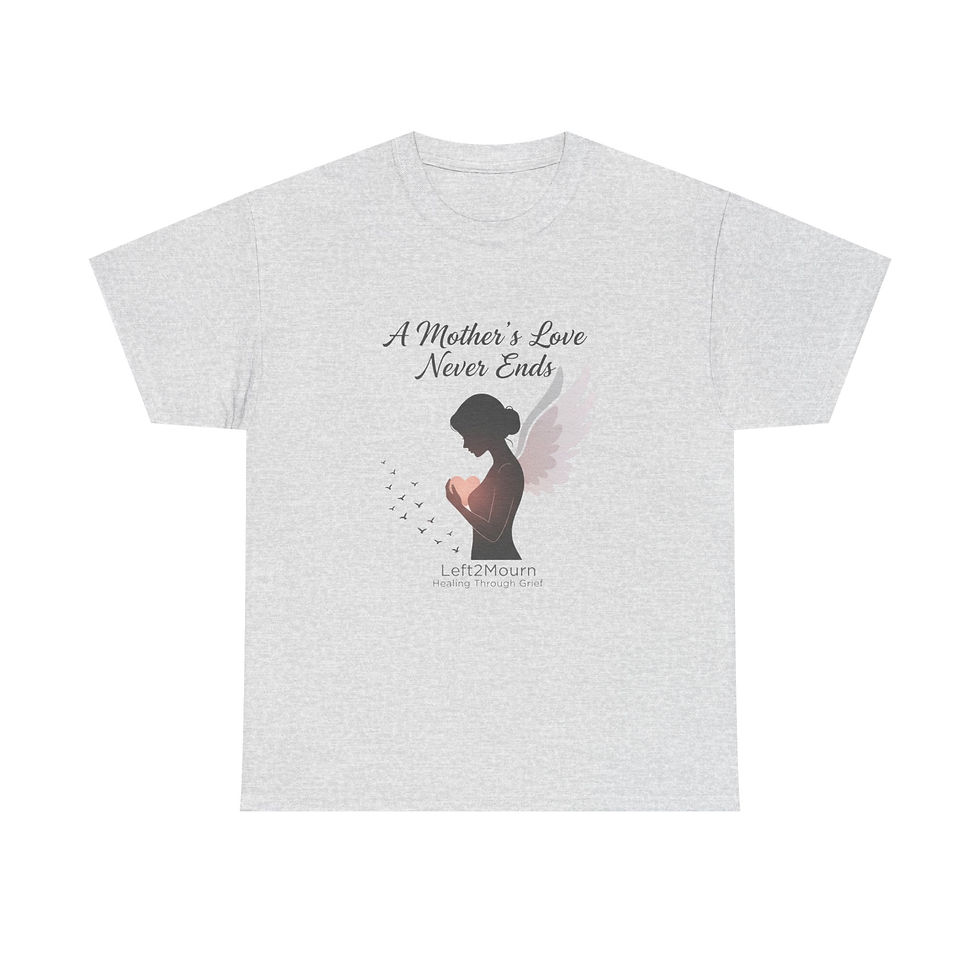 Thumbnail: Memorial Angel Tee — "A Mother's Love Never Ends" Comfort Shirt