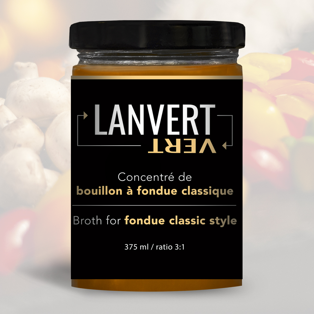 Bouillon à fondue classique