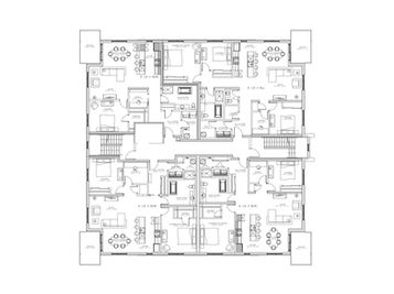 Les immeubles Luxor, Saguenay, Québec - Plan 16 logements