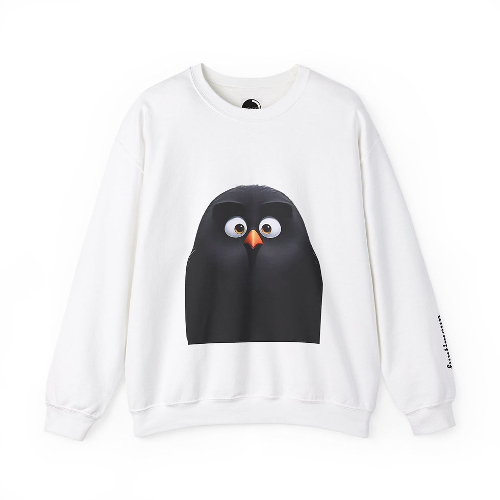 Funny Owl Crewneck Sweatshirt - 'Call the Shots', Motivational Pullover  1