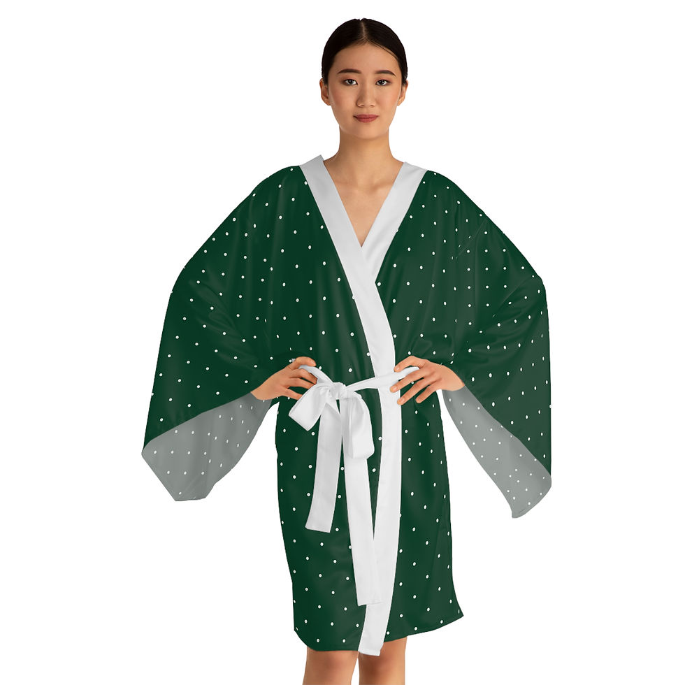 Women's Boho Yoga Kimono | Chakra Robe | Soft Elegant Wrap for Meditation Spa