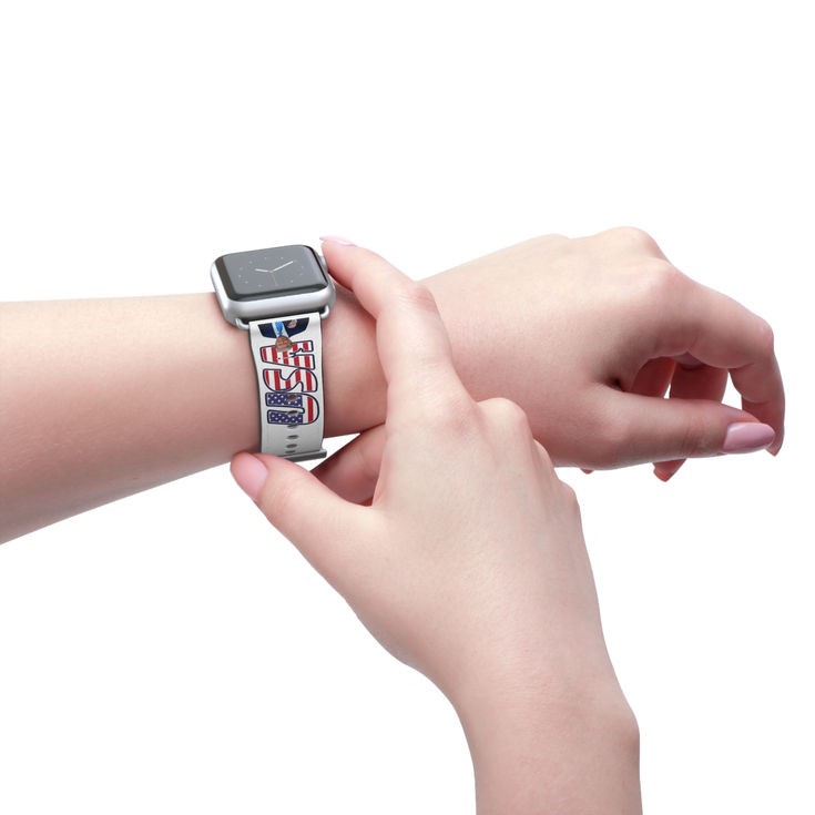 Patriotic USA Watch Band – Celebrate Freedom in Style, Trump Apple Watch Band 6