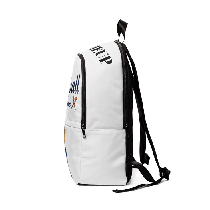 Baseball Backpack for Kids & Adults – Unisex Sports Bag – Waterproof School & Travel Backpack – Cute Teddy Bear Baseball Play
