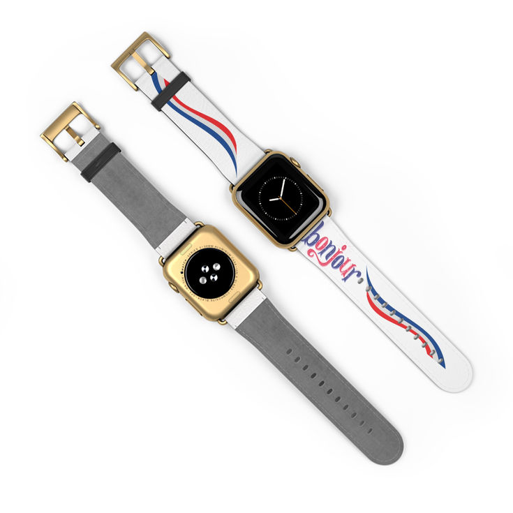 Bonjour Apple Watch Band - Stylish, Fun Accessory for Everyday Use Watch Band c3