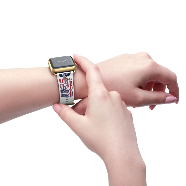 Patriotic USA Watch Band – Celebrate Freedom in Style, Trump Apple Watch Band 0
