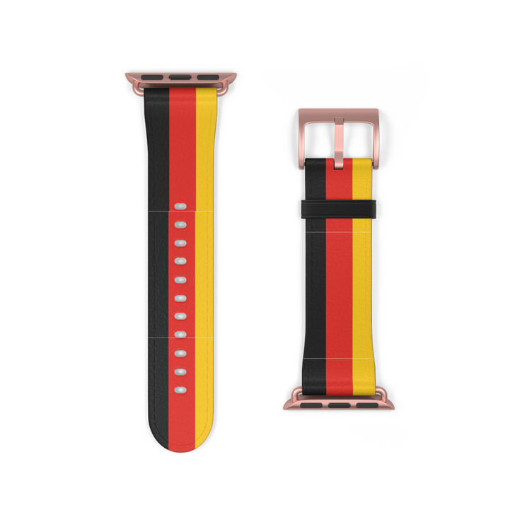 Vibrant German Flag Watch Band, Stylish Apple Watch Strap, Apple Watch Strap d2