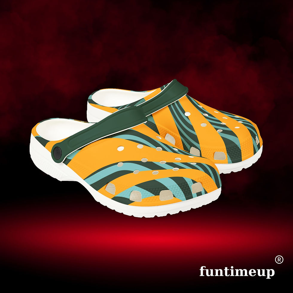 Funtimeup Patterned Crocs Clogs | Comfortable Summer Sandals | Beach Shoes