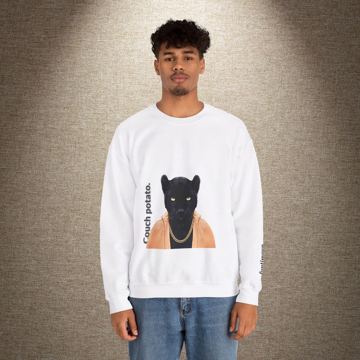 Couch Potato Sweatshirt - Unisex Heavy Blend™ Crewneck 4