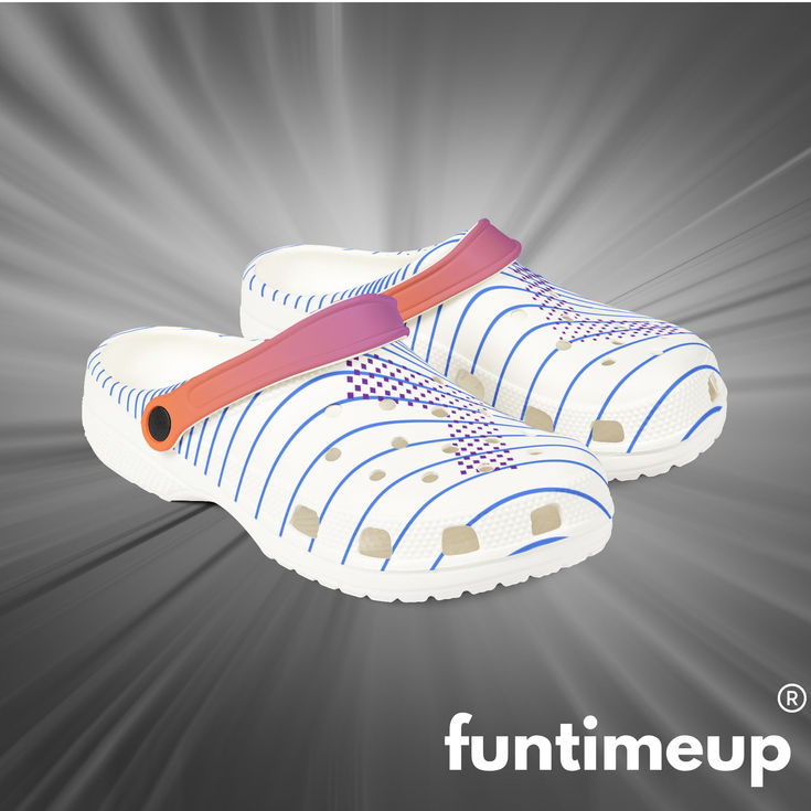 Funtimeup, Colorful EVA Foam Rubber Shoes for Summer Fun, Trendy Summer Shoes 2