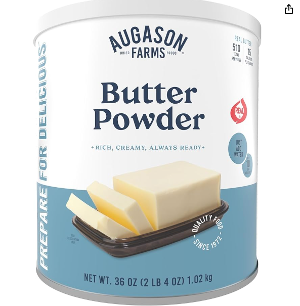 Augason Farms Butter Powder 2 lbs 4 oz No. 10 Can1
