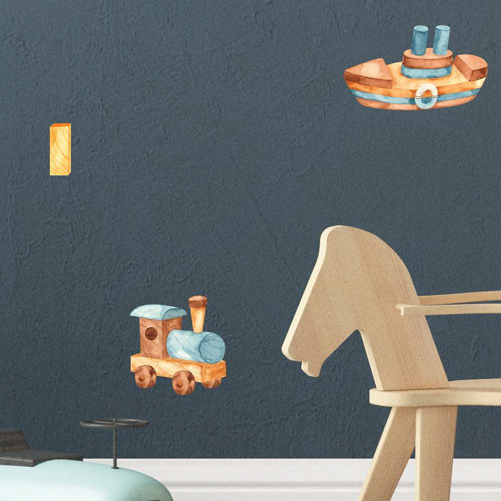 Wall Stickers - Wooden Toys 2