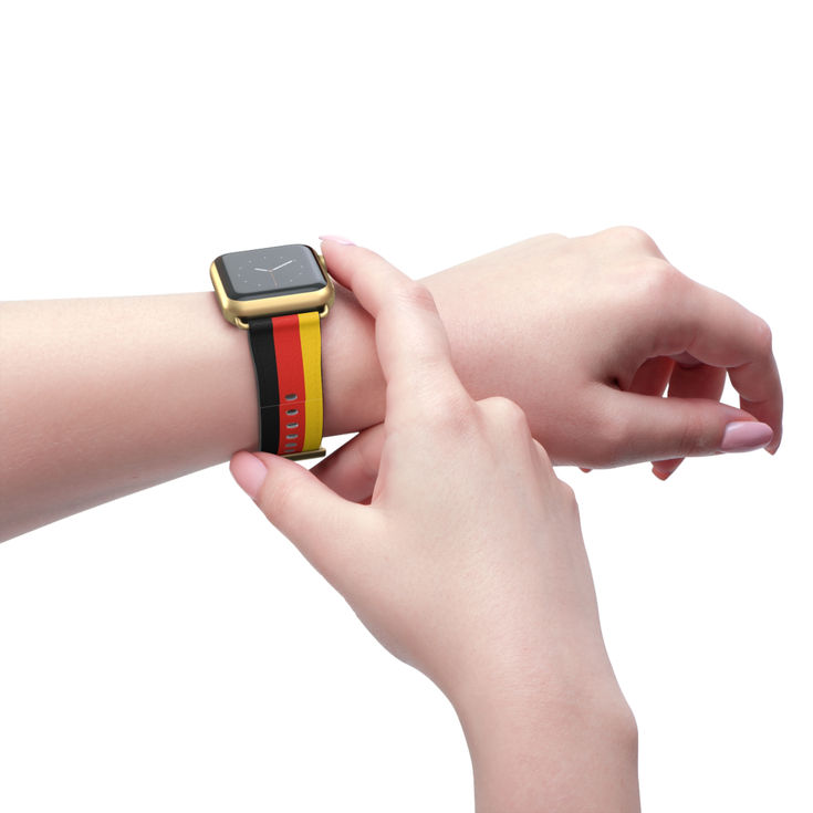 Vibrant German Flag Watch Band, Stylish Apple Watch Strap, Apple Watch Strap c4