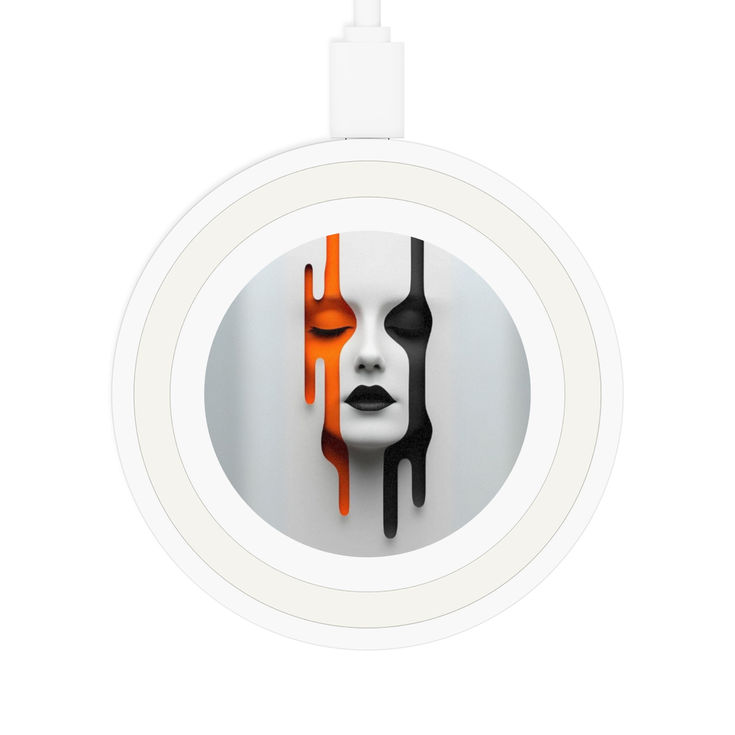 Artistic Quake Wireless Charging Pad, Tech Accessories, Aesthetic Desk Setup 1