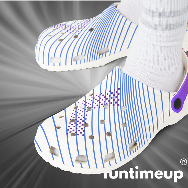 Funtimeup, Colorful EVA Foam Rubber Shoes for Summer Fun, Trendy Summer Shoes 5