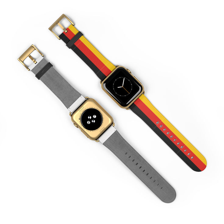 Vibrant German Flag Watch Band, Stylish Apple Watch Strap, Apple Watch Strap c3