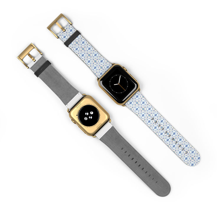 Floral Pattern Watch Band – Stylish & Comfortable Accessory for Everyday Wear c3