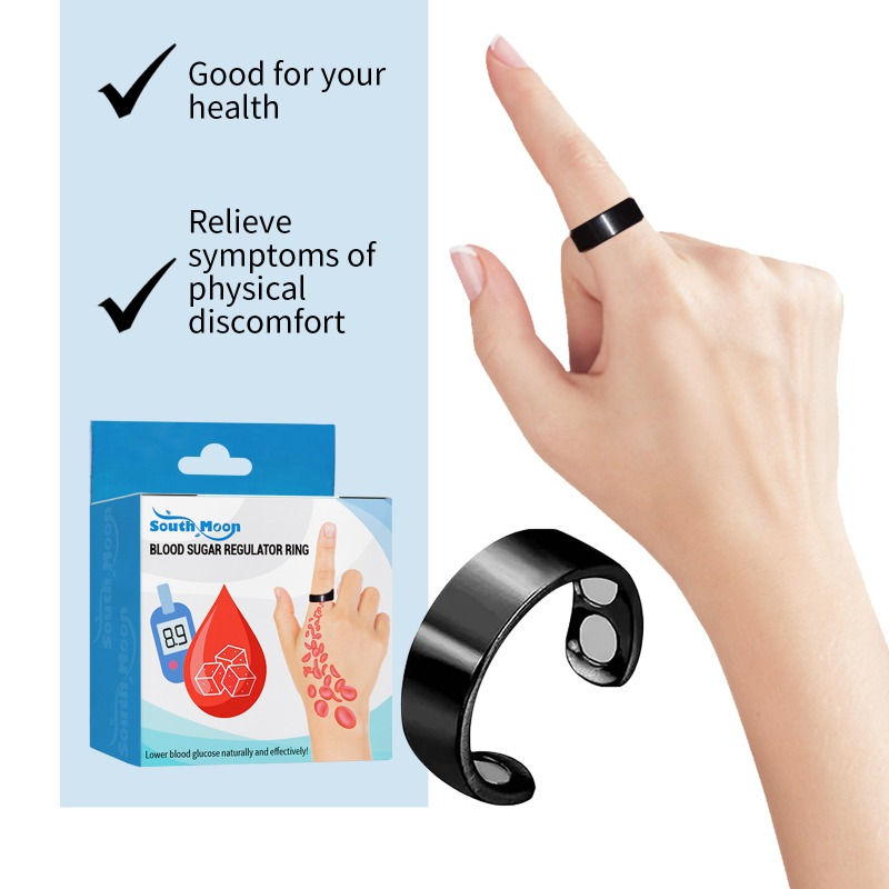 Blood Sugar Control Ring | Magnetic Therapy for Diabetes & Sleep