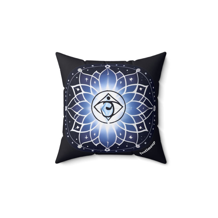 Meditation Vibes Square Pillow, Spiritual Home Decor, Yoga Pillow, Chakra  a