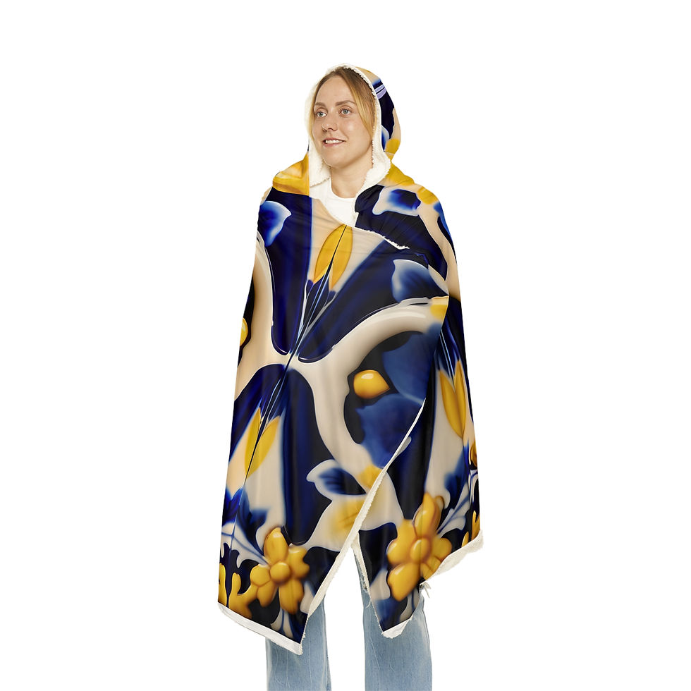 Hooded Sherpa Blanket, Cozy Wearable Fleece Blanket, Soft Plush Throw for Winter