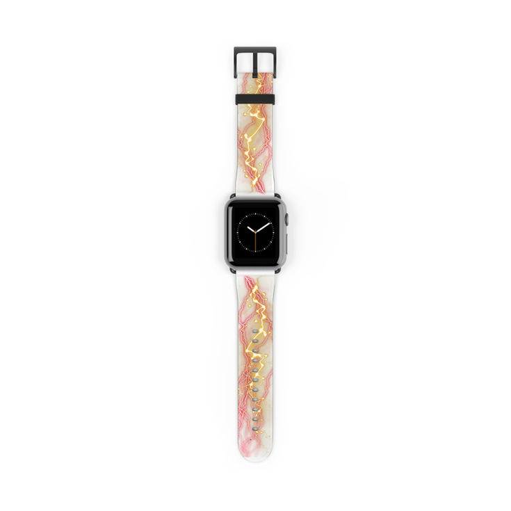 Colorful Abstract Watch Band with Sparkling Accents, Watch Band for Apple Watch