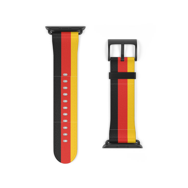 Vibrant German Flag Watch Band, Stylish Apple Watch Strap, Apple Watch Strap a1