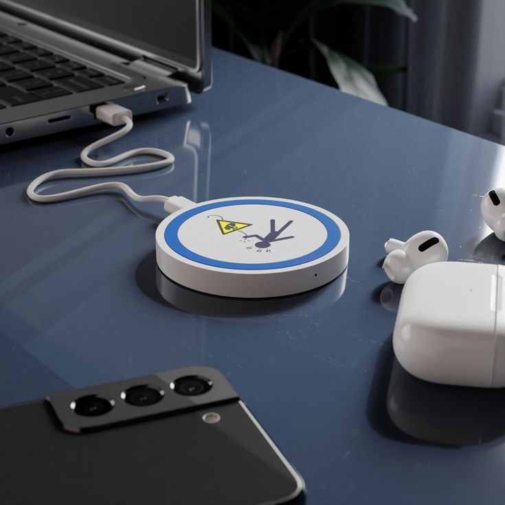 Quake Wireless Charging Pad, Tech Gift, Wireless Charger, Funny Charging Pad 7