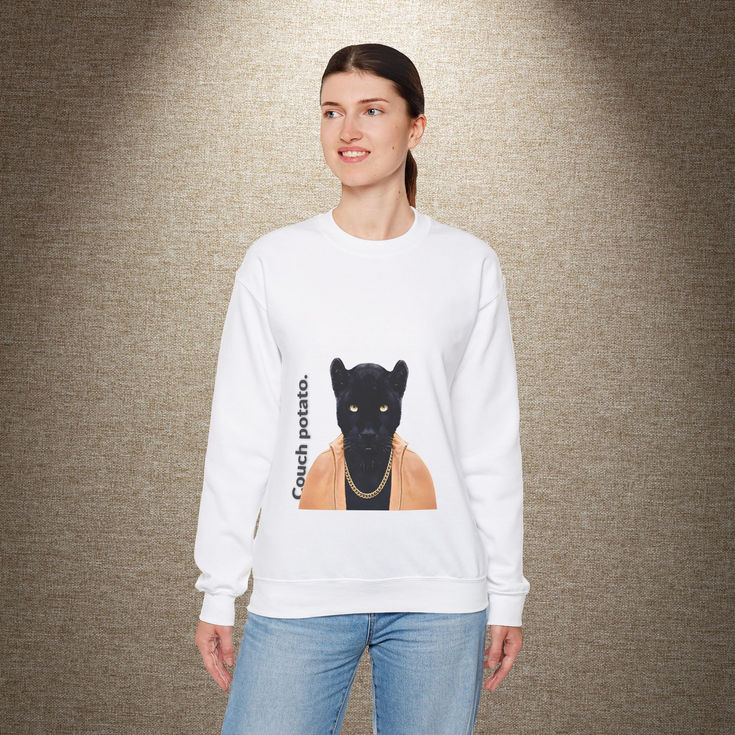 Couch Potato Sweatshirt - Unisex Heavy Blend™ Crewneck 7