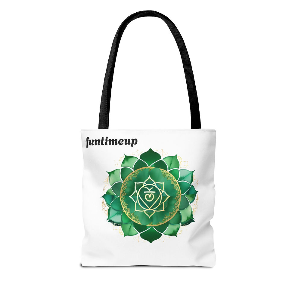 Chakra Yoga Tote Bag, Spiritual Meditation Bag,  Eco-Friendly Cotton Tote,  1