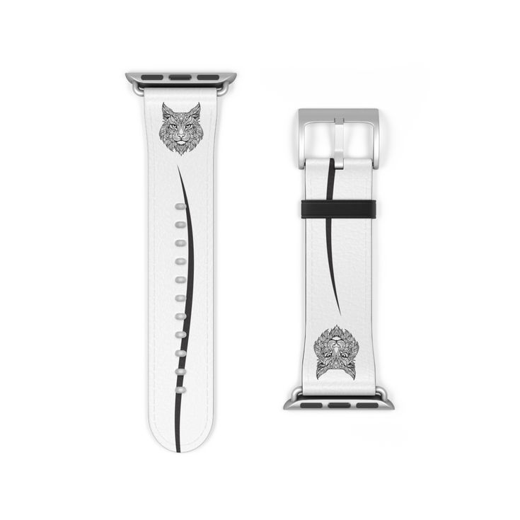 Stylish Cat Watch Band, Perfect for Animal Lover, Silicone Strap for Apple Watch f