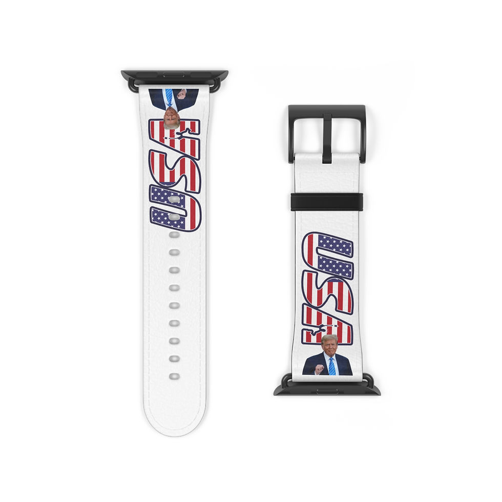 Patriotic USA Watch Band – Celebrate Freedom in Style, Trump Apple Watch Band trump