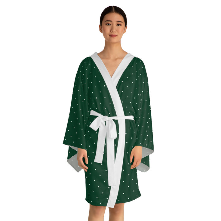 Women's Boho Yoga Kimono | Chakra Robe | Soft Elegant Wrap for Meditation Spa  1