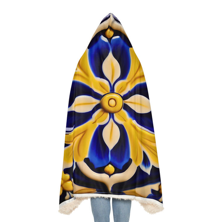 Hooded Sherpa Blanket, Cozy Wearable Fleece Blanket, Soft Plush Throw for Winter 5