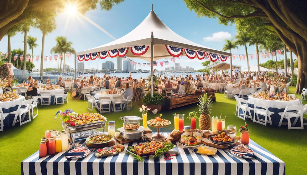 Kick off the summer season with A Fresh Connection Catering! Celebrate Memorial Day in St. Petersburg and Tampa with exceptional catering services, customized menus, and seamless event planning. Get a free quote on our website or call us today