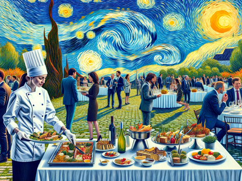 Book Now for 2024: Experience Starry Night Elegance with Tampa & St. Petersburg's Premier Corporate Catering