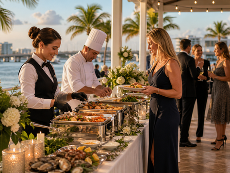 Full-Service Staffed Catering in Clearwater: When Your Event Needs Servers, Setup & Cleanup