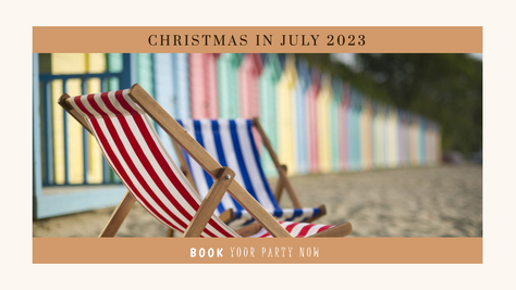 Book Early and Save with our Christmas in July Special for your Holiday Event