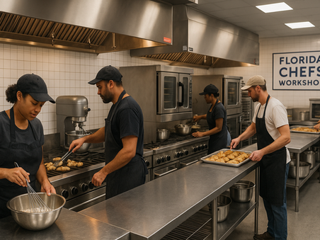Commissary Kitchen Near Me in Pinellas County | Florida Chefs Workshop
