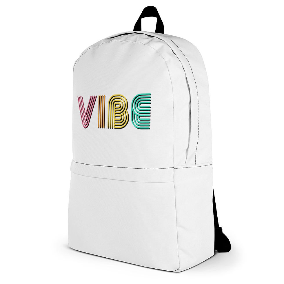 Thumbnail: "VIBE" Backpack (white)