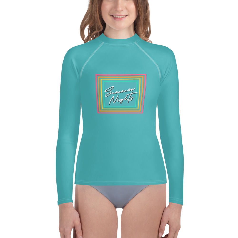'Summer Nights' Youth Rash Guard