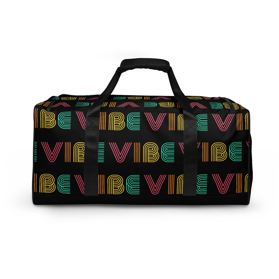 Thumbnail: "VIBE" Duffle bag (black)