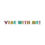 Thumbnail: "Vibe with me" Bubble-free stickers (long)