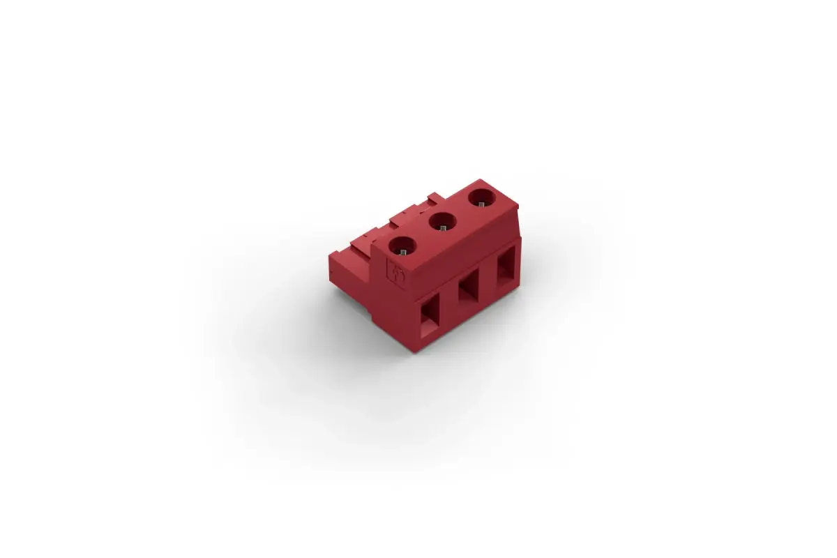 Phoenix Connector Red (3 terminals)
