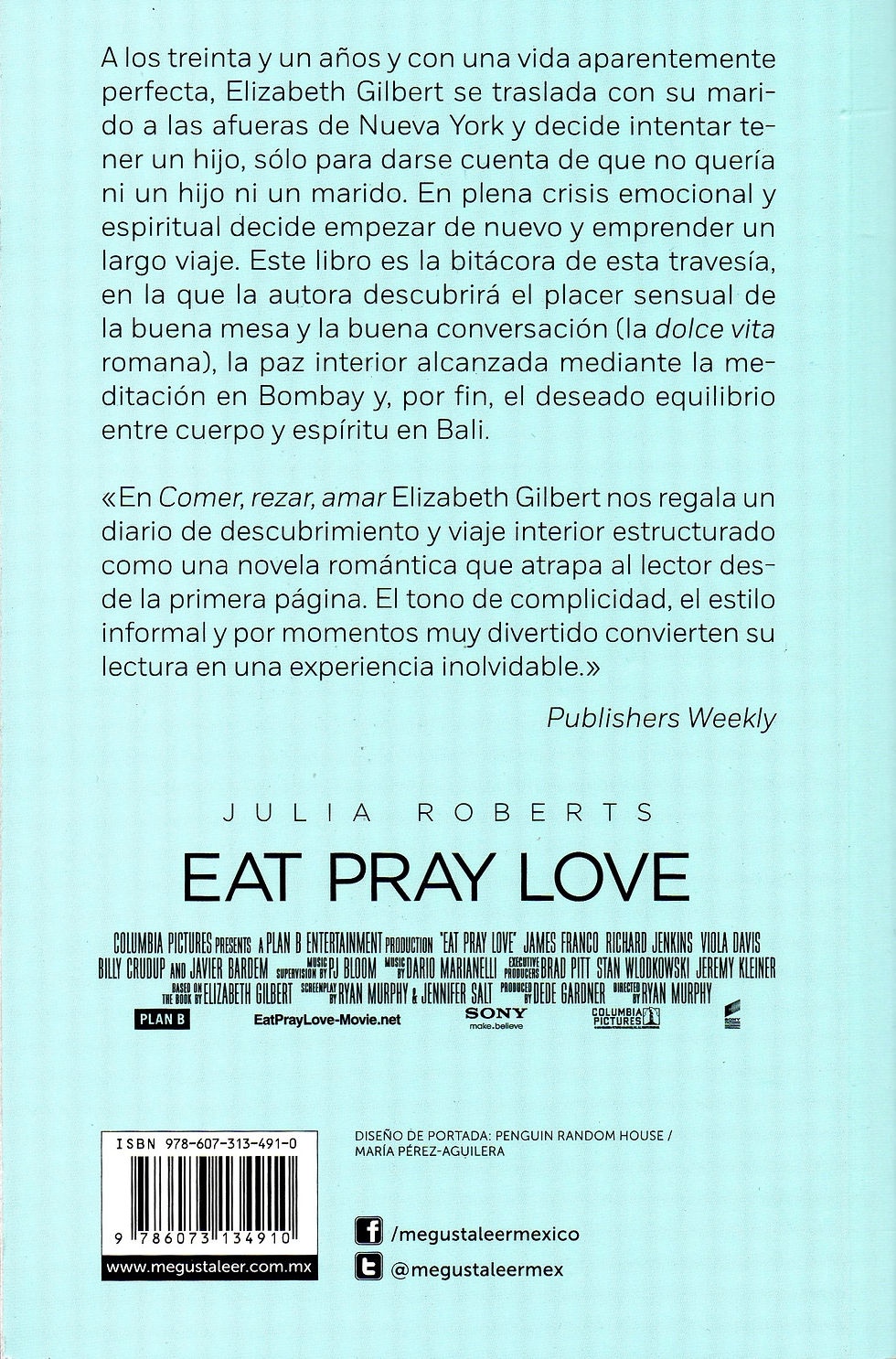 Miniatura: Comer, Rezar, Amar - Elizabeth Gilbert