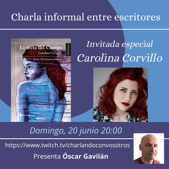 Directo sobre mi novela "La secta del Cuerpo" con Óscar Gavilán.