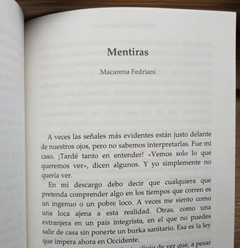 Delirios de Cuarentena. Entrevista a Macarena Fedriani.