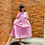 Thumbnail: Pink Seersucker Beatrix Dress 